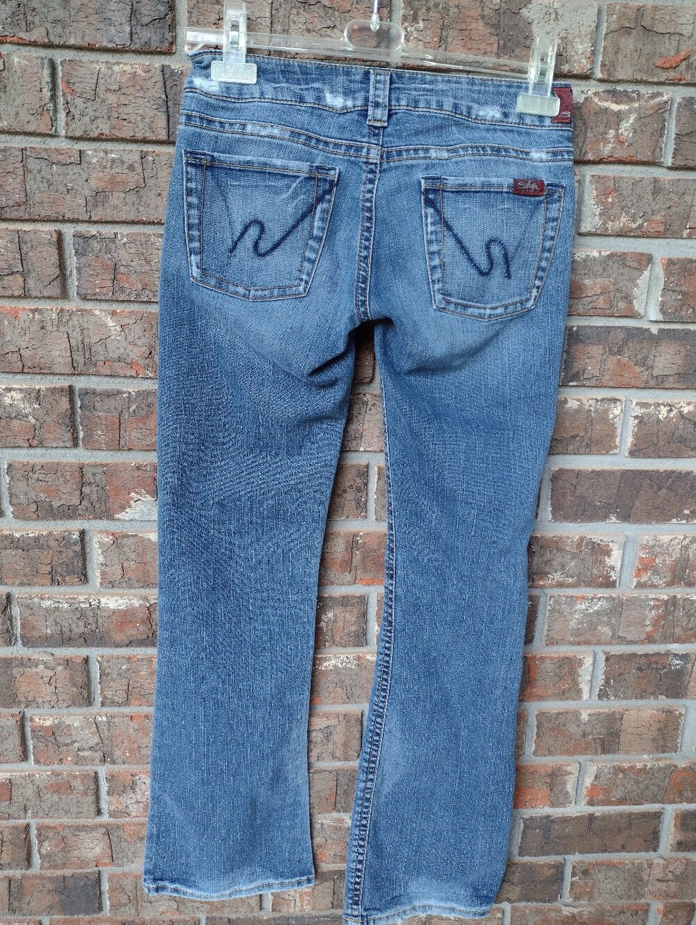 Silver Jeans Tuesday Women's 28x32 Low Rise Slim Bootcut Paper Tag Cowgirl Rodeo